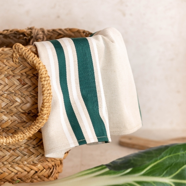 TORCHON CORDA VERT BOUTEILLE